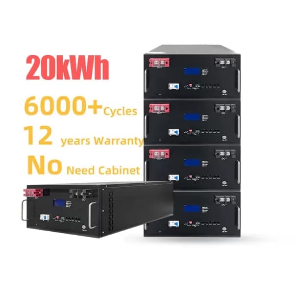Energy Storage 51.2V 400Ah 20 Kwh Lifepo4 Solar Battery