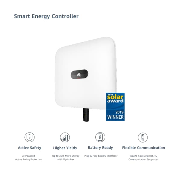 SUN2000-10KTL-M1 Huawei Inverter 10Kw Three Phase Solar Inverter Smart Energy Controller