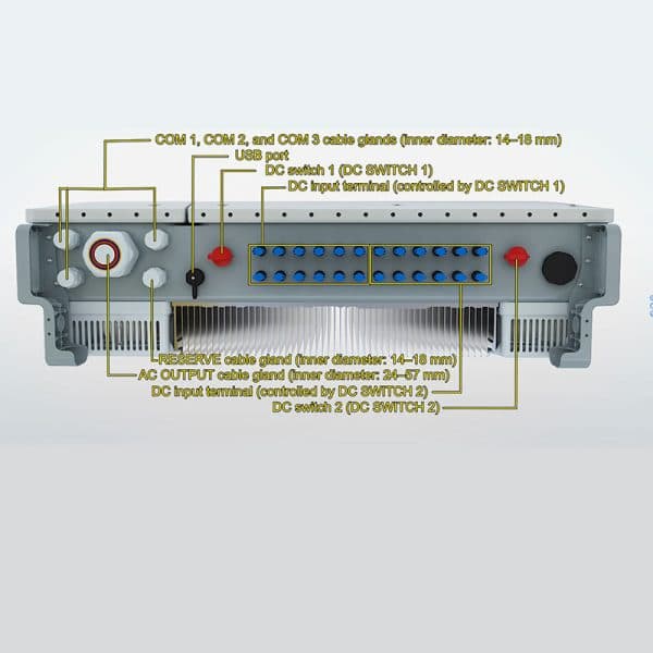 Huawei SUN2000-60KTL-M0 Three Phase Hybrid Solar Inverter