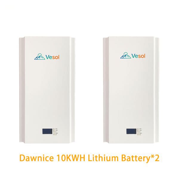 Vesol EU Verison 10KW Solar Energy System Full Set 3 Phase 10KVA Hybrid Solar System 10000w