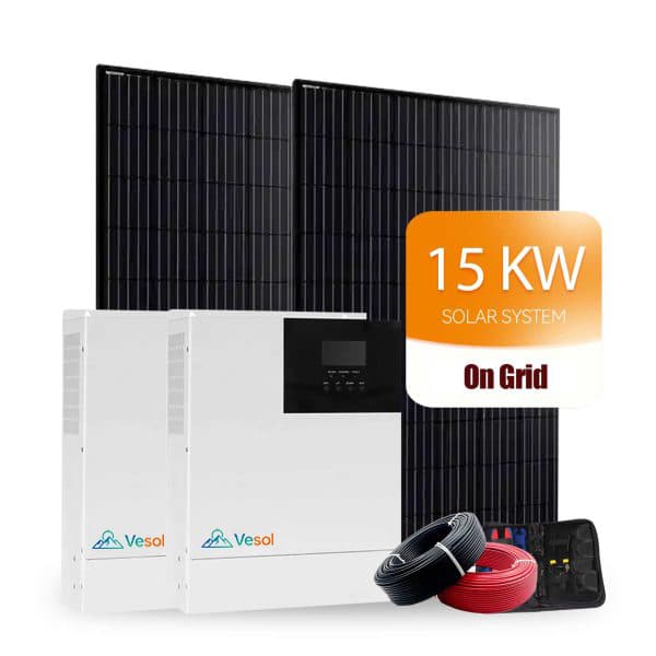 Vesol Residential 15kw off Grid Solar Power System with Battery Backup Price